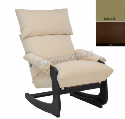Кресло-трансформер Модель 81 (Орех/Ткань зеленый Melva 33)
