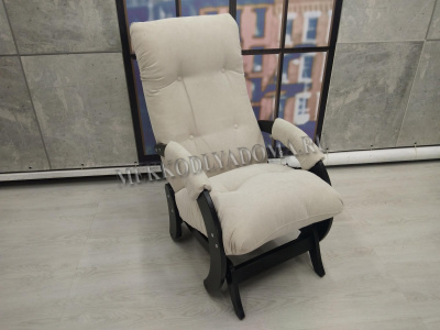 Кресло-глайдер Модель 68 (Венге/Ткань Серый Verona Light Grey)