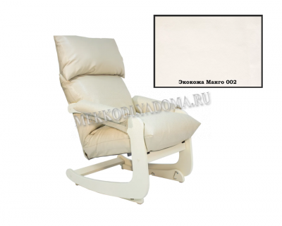 Кресло-трансформер Модель 81 (Дуб шампань/Экокожа Белый Mango 002)