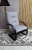 Кресло для отдыха Неаполь Модель 4 (Венге текстура/Ткань серый Velutto 52)